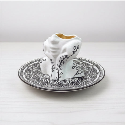 bridesmaid gift sculpute brush holder